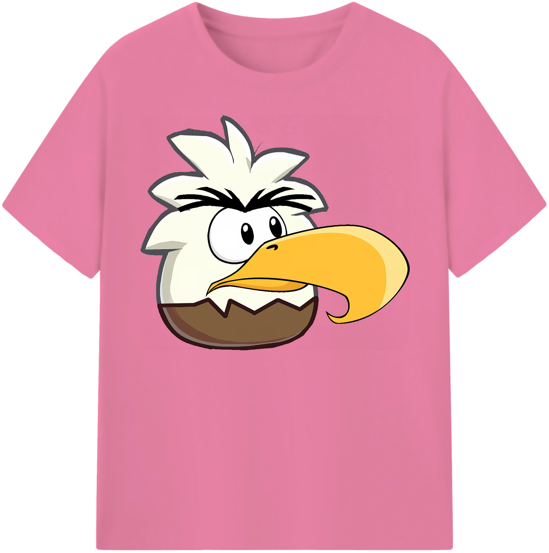 （画像用） Angry Birds アングリーバード 綿100％半袖Tシャツ（フロントプリント）
